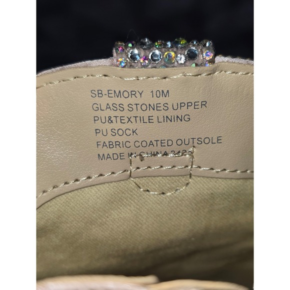 NWB Betsey Johnson Womens SB-EMORY Rhinestone Western Ankle Boots Size 10 - Picture 5 of 8